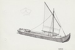 098-Mantova - bucintoro da carico - vela con influenza adriatica